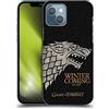 Head Case Designs Licenza Ufficiale HBO Game of Thrones Stark Motto della Casata Custodia Cover Dura per Parte Posteriore Compatibile con Apple iPhone 13