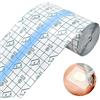 Bakiauli 1 Rotoli Benda Trasparente Impermeabile, Cerotti Elastici di Fissaggio, Bendaggio Antiallergico, Benda Pellicola Ferita, Utilizzato per Tatuaggi, Ferite, Sport, Bagno(10cm x 10m)