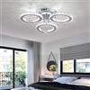 VETRULUS None Brand Lampadari cristallo,Plafoniere interne Luci acciaio inossidabile LED 30W lampada da soffitto [Classe di efficienza energetica A]