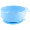 Chicco Ciotola in Silicone per Alimenti Semiliquidi Colore Azzurro, 1 Pezzo