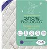 P'tit Lit - Materasso Lettino Cotone Biologico | 60x120 cm | 100% Cotone: Materia naturale di origine vegetale | Senza trattamento chimico | Sfoderabile | OekoTex® | Fabbricazione europea
