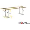 Parallela per riabilitazione con corrimano in legno h725_11