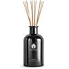 Collesi Diffusore per ambienti Nero a Midollino da 500 ml + essenza 300 ml +Bastoncini - Colore: Collesi Tahitian Gardenia