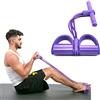 PFLYPF 1 x Banda di Resistenza con Pedale, Corda per Crunches con Pedali, Pedalatore Fitness, Banda di Resistenza per l'Allenamento di Vita, Gambe, Addominali