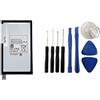 Audiosystem Batteria Per Samsung Galaxy Tab 4 Sm-T330 Sm-T335 8 Bt330fbe 4450mah,Incluso Kit Montaggio Batteria