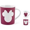 H&H Disney100 Minnie Set 24 Tazze Mug, New Bone China, cc340