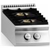 Ristosubito Cucina a gas MDLR 2 fuochi Modello CL7040PCGBT