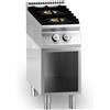 Ristosubito Cucina a gas MDLR 2 fuochi Vano aperto Modello CL7040PCGB