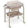 CAM C209-261 Cam - Fasciatoio - Beige - Morbido Fasciatoio - da 0 a 6 Mesi, con Soccorso, Made in Italy, Fasciatoio per Neonato e Asilo, Pieghevole, Portatile con 4 Ruote