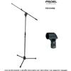 PROEL PRO200BK Asta professionale a giraffa per microfono e SUPPORTO MICROFONICO