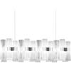 SLAMP lampada a sospensione LA LOLLO LINEAR LARGE - LALSXXLWHT01T00NMTEU