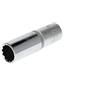 GEDORE Red Inserto Chiave a Bussola Lunga, Attacco 1/2 pollici, 12.5 mm, Bocca Dodecagonale, Chiave a Bussola 17 mm, Utensile, R61101714, Acciaio
