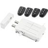 ARREGUI CI10B-E Serratura di Sicurezza Invisibile per Porta con 4 Telecomandi | Antifurto | Serratura Elettronica per Porta | Serratura Wireless | Catenaccio Interno | bianco
