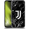 Head Case Designs Licenza Ufficiale Juventus Football Club Nero Marmoreo Custodia Cover in Morbido Gel Compatibile con Apple iPhone XS Max