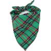 YUANstore Classico Rosso Nero Plaid Pet Dog Bandana Gatto Cucciolo Fazzoletto Pet Dog Accessori Pet Fazzoletto Sciarpa Cane Saliva Asciugamano