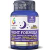 OPTIMA NATURALS SRL NIGHT FORMULA 30Cps Colours