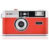 AgfaPhoto 603001 - fotocamera a pellicola riutilizzabile analogica da 35 mm. Colore rosso