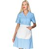 ISACCO Camice Firenze Azzurro+Bianco Con Grembiulino ISACCO 007510G