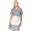 ISACCO Camice Firenze Grigio+Bianco Con Grembiulino ISACCO 007512G