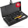 Wiha Juego de micro bits ESD en surtido, de 66 unid., incl. caja (39971)