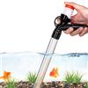SSRIVER Set di Pulizia della Ghiaia dell'acquario, Veloce pulitore per Acquario, con aspirapolvere a sifone per Cambio dell'Acqua, Pompa di Pulizia con Pulsante di Pressione dell'Aria (A-08)