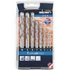 Alpen 700108100 Punte da trapano a spirale per muro 3-10 x 1 mm TSS-G, 8 pezzi