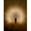 OVUNQUE PROTEGGIMI Aureola Luminosa elettrica Diametro 10 cm Coroncina Luminosa per Statue, Stellario Statua Luminoso per Madonna, Gesù, Santi, Sante e Statue sacre