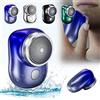 VACSAX Mini Shaver Portable Electric Shaver, Portable Electric Shaver, USB Mini Shaver Charging Suitable for Home, Car, Travel. (Blue)