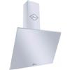 GURARI Cappa da parete 80 cm GURARI 286 WH 8 Pr/cappa aspirante vetro bianco/cappa inclinata 1000 m³/h con telecomando/Classe A /