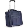 Amazon Basics Bagaglio per Vano Sotto-Sedile, Blu Navy, 35.3 x 25.2 x 38.5 cm