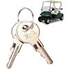 10L0L Chiave per carrello da golf per tutte le auto EZGO TXT Gas e Electric Club (2 confezioni)