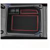 BIXUAN Vano Portaoggetti con VW Golf 8 MK8 GTI GTD GTE 2020-2022 2023 2024 2025 Bracciolo Secondario,Scatola Organizer da Braccioli con Tappetino Antiscivolo,Immagazzinaggio per Console Centrale
