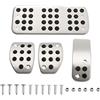Konuooer Pedale Kit per Peugeot Freno Gas Frizione Piede Pedale Set Quattro Pezzi con Viti di Montaggio per 207 301 307 208 2008 308 408 CC C3 C4 DS3 DS4 DS6
