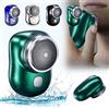 VACSAX Mini Shaver Portable Electric Shaver, Portable Electric Shaver, USB Mini Shaver Charging Suitable for Home, Car, Travel. (Green)