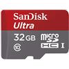 SanDisk Ultra Imaging Scheda di Memoria MicroSDHC da 32 GB, 48MB/s, Classe 10, con Adattatore SD, Grigio/Rosso