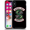 Head Case Designs Licenza Ufficiale Riverdale South Side Serpents Arte Grafica Custodia Cover in Morbido Gel Compatibile con Apple iPhone X/iPhone XS