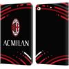 Head Case Designs Licenza Ufficiale AC Milan Curvato Modelli Cresta Custodia Portafoglio in Pelle Compatibile con Apple iPad 9.7 2017 / iPad 9.7 2018
