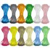 suo long Filo di Nylonfilo Per Braccialetti Fai Da Te Collane Kit di 12 Colorate Corda 1,5mm Diametro 240 Metri Filo Filo Per Collane Per e Bracciali Per Donne Adulti Kids Filo Per Perline