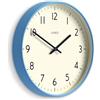 Jones Clocks® Studio orologio | Orologio a parete moderno rotondo | 30cm | Blu medio | Numeri facili da leggere | Design versatile per cucina, soggiorno o ufficio