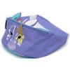 Les Déglingos LES DEGLINGOS - Borsa a banana per bambini, Kiprokos Zebra, divertente, ideale per passeggiate, picnica, ragazza e ragazzo, età da 3 anni, viola