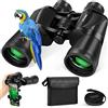 USCAMEL Binocolo Professionale Potente per Adulti: Binocolo 20x50 Professionale Alto Ingrandimento - Prisma BaK-4 e Lente FMC Binocoli con Adattatore Telefonico per Birdwatching Caccia Escursionismo