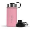 720°DGREE Borraccia termica 350ml noLimit - Bottiglia acqua termiche in acciaio inox - Senza BPA - Borracce perfetto per bevande (410ml) calde, fredde, Bambini, Bambina, Scuola Materna +2 Coperchi