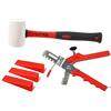 SIXTOL LEVEL SYSTÉM STARTER 1 Set di Attrezzi per livellamento, Rosso