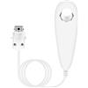 OSTENT Controller Nunchuck Cablato Basato sul Movimento per Nintendo Wii Console Video Game Colore Bianco