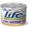 Life Cat Le Ricette Natural Kitten Tonno 150 gr Scatoletta Gattini