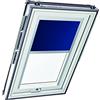 Roto Tenda a Rullo Roto Originale ZRE - Diurna Binario di Guida Argento - Per Finestre per Tetti delle Serie Designo R6/R8, i8 e Classic 64/84 - Dimensioni 054/098 | 05/09 - Colore del Tessuto Blu