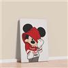 Declea Quadro Moderno Stampa Glamour Mickey Tomato Soup - Arredamento Moderno per la casa Quadro per Il Salotto Decorazione casa