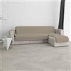 Italian Bed Linen Copridivano Trapuntato Pinsonic TRENDY con Penisola Reversibile, Tortora, 240 cm