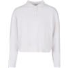 Urban Classics Polo a Maniche Lunghe da Donna T-Shirt, Bianco, XXXL