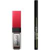 Maybelline New York Kit con Gel Sopracciglia Tattoo Brow 3D Styling Gel 260-DEEP BROWN + Eyeliner Liquido Tattoo Liner Ink Pen Waterproof, Per un Look Intenso e Definito, A Lunga Tenuta